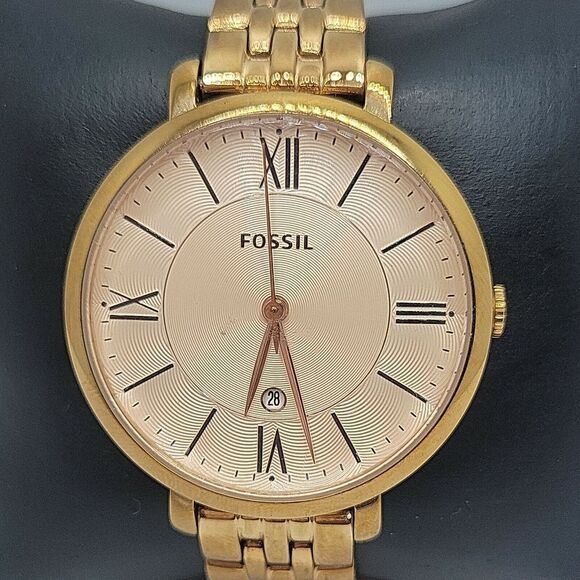 Fossil Jacqueline ES3435 Women's Stainless Steel Analog Dial Quartz Watch AM890 - Picture 1 of 11